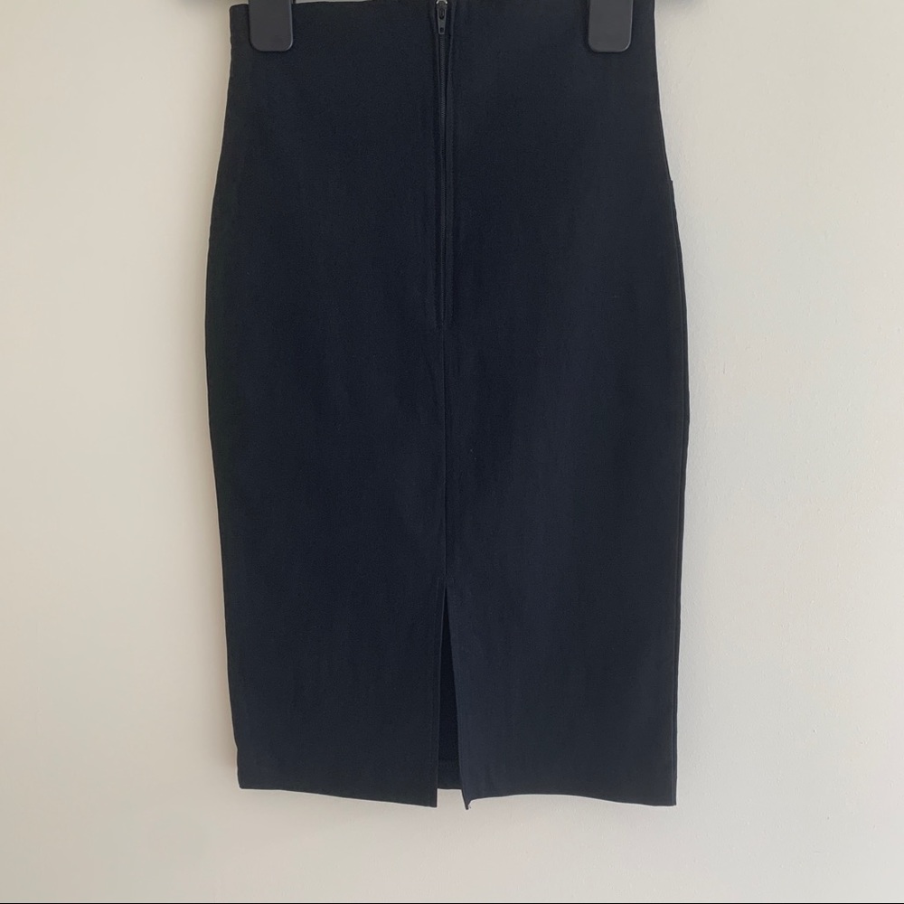 NEW Top 10 USA Pencil Skirt in Black - Picture 2 of 4